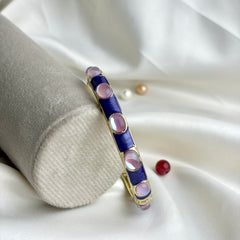 Handcrafted Cabochon Enamel Bangle