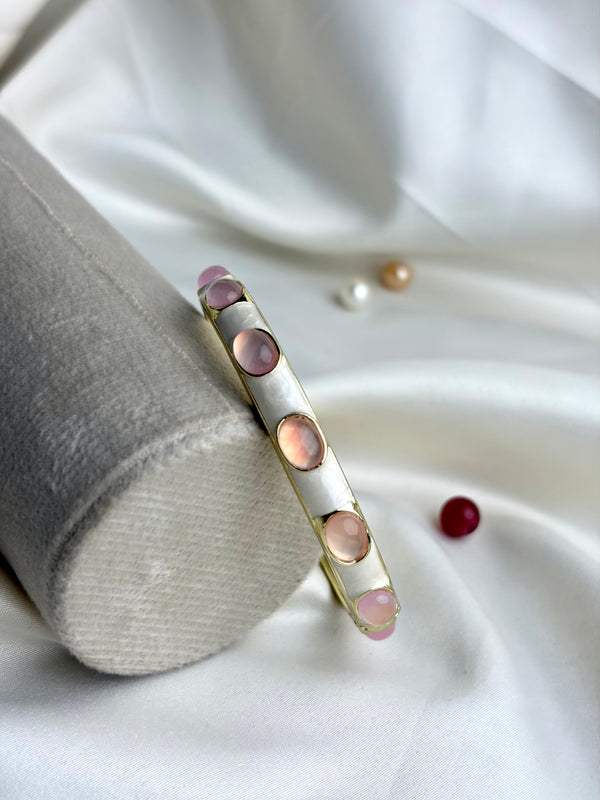 Handcrafted Cabochon Enamel Bangle