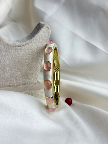 Handcrafted Cabochon Enamel Bangle