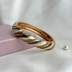 Handcrafted Pastel Enamel Twist Bangle