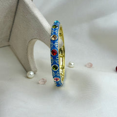 Handcrafted Multicolour Crystal Enamel Bangle