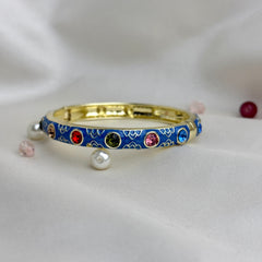 Handcrafted Multicolour Crystal Enamel Bangle