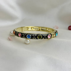 Handcrafted Multicolour Crystal Enamel Bangle