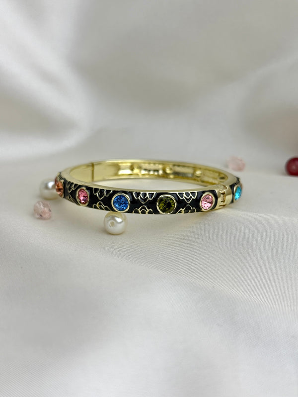 Handcrafted Multicolour Crystal Enamel Bangle