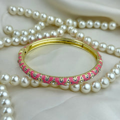 Handcrafted Heart Trellis Bangle