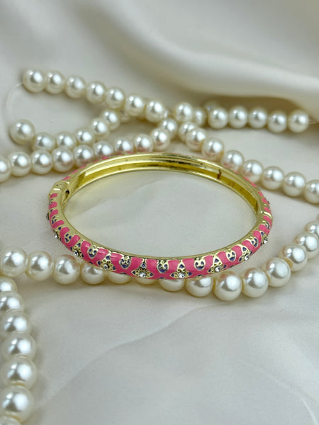 Handcrafted Heart Trellis Bangle