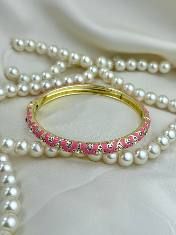 Handcrafted Heart Trellis Bangle