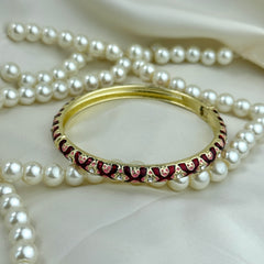 Handcrafted Heart Trellis Bangle