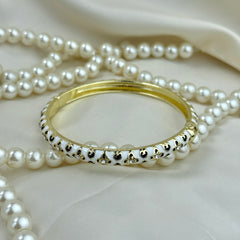 Handcrafted Heart Trellis Bangle