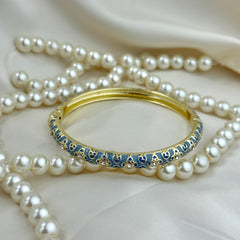 Handcrafted Heart Trellis Bangle