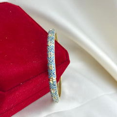 Handcrafted Heart Trellis Bangle