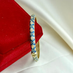 Handcrafted Heart Trellis Bangle