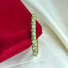 Handcrafted Heart Trellis Bangle