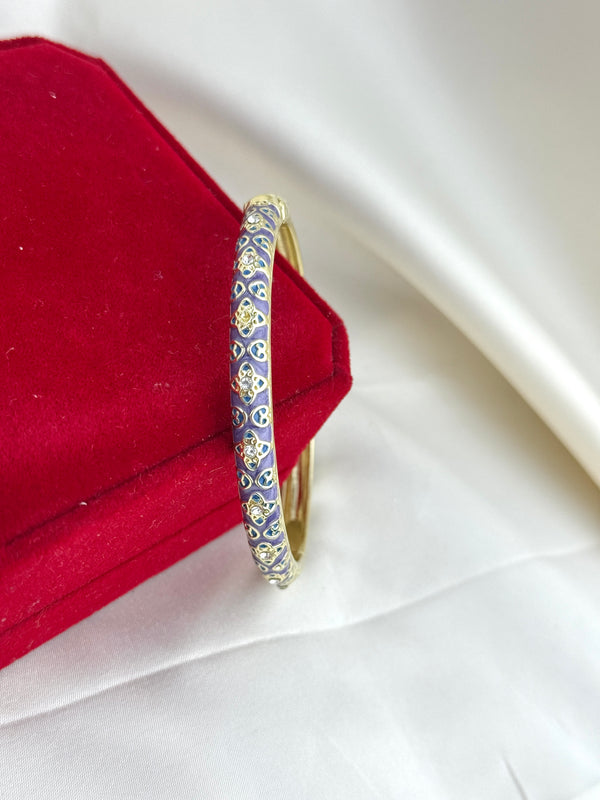 Handcrafted Heart Trellis Bangle