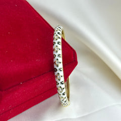 Handcrafted Heart Trellis Bangle