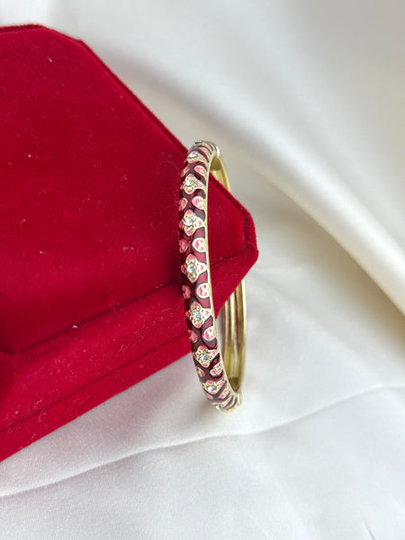 Handcrafted Heart Trellis Bangle