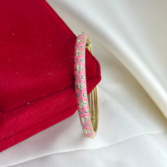 Handcrafted Heart Trellis Bangle