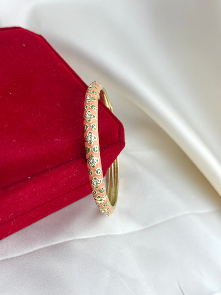 Handcrafted Heart Trellis Bangle